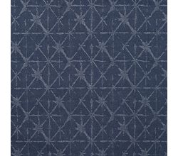 Knitted Denim Jade - Triangles, Denim