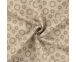 Linen Cotton Jacquard - Circles, Sand