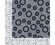 Linen Cotton Jacquard - Circles, Denim
