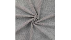 Linnen Cotton Small Stripe - Small Stripe, Black
