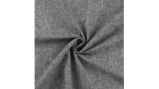 Linen Cotton Uni - Black