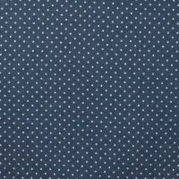 Chambray Print - Dots, Denim