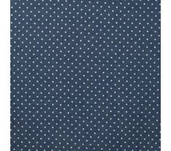 Chambray Print - Dots, Denim