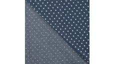 Chambray Print - Stars, Denim