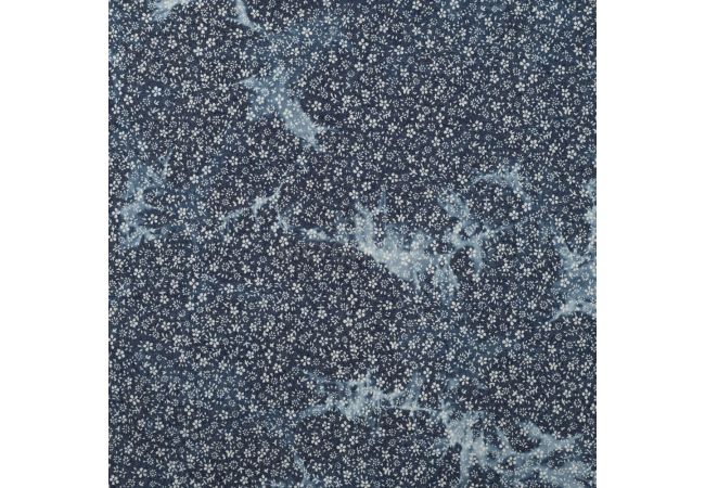 Chambray Tie Dye Print - Denim