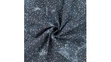 Chambray Tie Dye Print - Denim