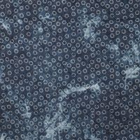 Chambray Tie Dye Print Quilt - Denim
