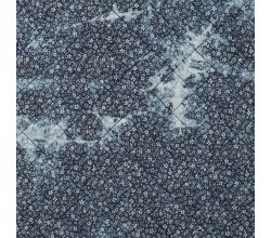 Chambray Tie Dye Print Quilt - Denim