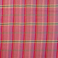 Viscose Check - Fuchsia