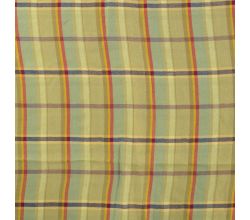 Viscose Check - Lime