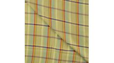 Viscose Check - Lime