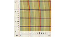 Viscose Check - Lime