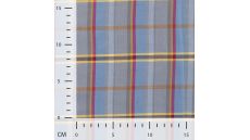 Viscose Check - Dusty Blue