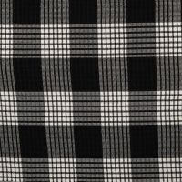 Fancy 2 Tone Check Jiska - Black/White
