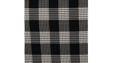 Fancy 2 Tone Check Jiska - Black/White
