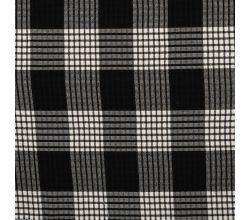Fancy 2 Tone Check Jiska - Black/White
