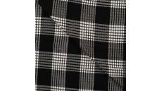 Fancy 2 Tone Check Jiska - Black/White
