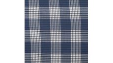Fancy 2 Tone Check Jiska - Denim White