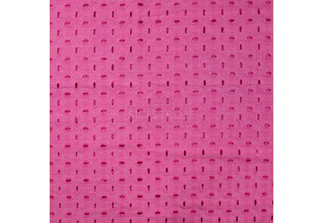 Linen Melange Emb Lorenzo - Fuchsia