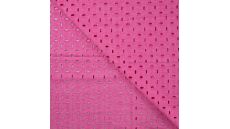 Linen Melange Emb Lorenzo - Fuchsia