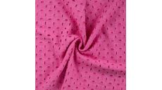 Linen Melange Emb Lorenzo - Fuchsia