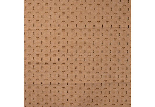 Linen Melange Emb Lorenzo - Caramel