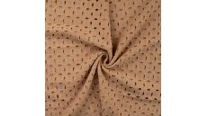 Linen Melange Emb Lorenzo - Caramel