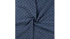 Linen Melange Emb Lorenzo - Denim