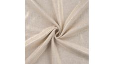 Viscose Linen Lilian Gold Foil - Sand
