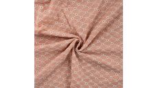 Embroidery Melange Leah - Dusty Salmon