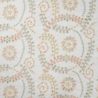 Cotton Multi Embroidery Lexy - Khaki Multicolor