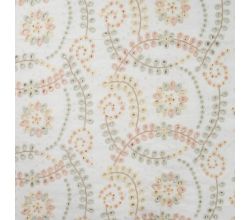 Cotton Multi Embroidery Lexy - Khaki Multicolor
