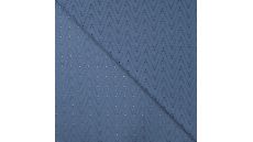 Cotton Embroidery Leisa - Denim
