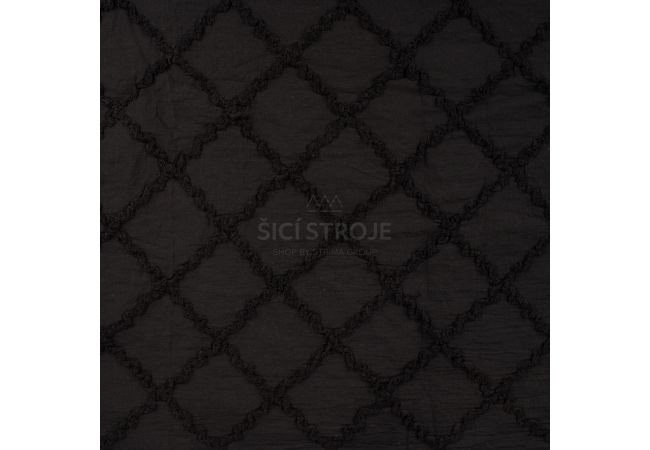 Cotton Embroidery Luanne - Black