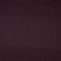 Viscose Checks - Bordeaux/Black