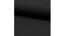 Pradil Yarn Dyed Stripe - Pinstripe 5 Mm, Black