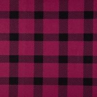 Glasgow Print - Check, Dark Fuchsia
