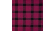 Glasgow Print - Check, Dark Fuchsia