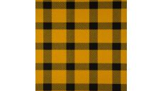 Glasgow Print - Check, Ochre