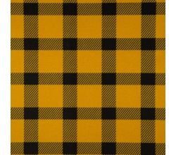 Glasgow Print - Check, Ochre
