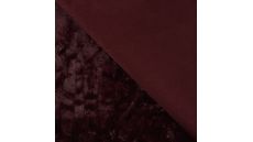 Suede Teddy - Dark Bordeaux