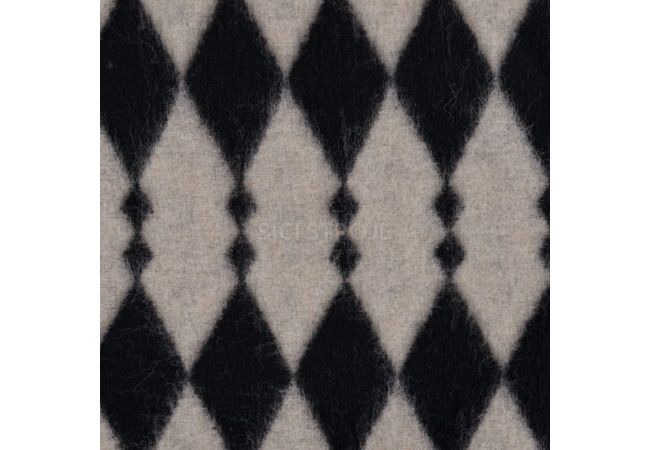 Wool Diamond - Black/White