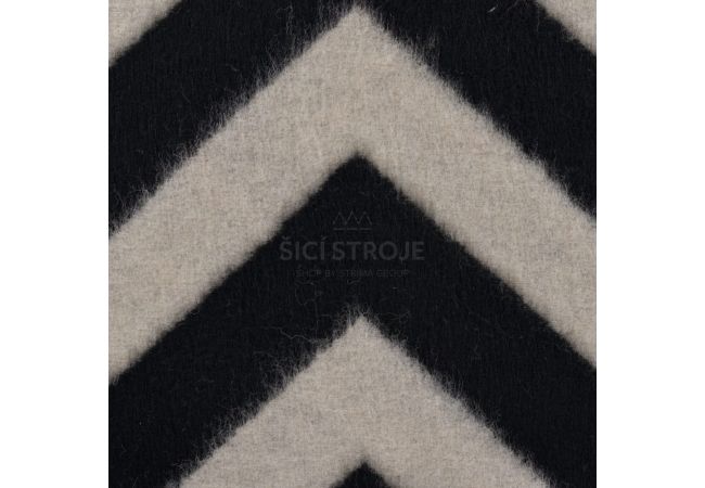 Wool Zigzag - Black/White