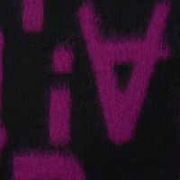 Wool Alphabet - Black Cyclam