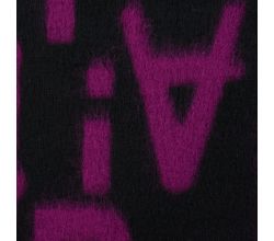 Wool Alphabet - Black Cyclam