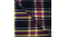 Brushed Check Feline - Cyclam