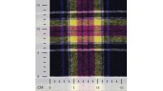 Brushed Check Feline - Cyclam