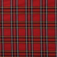 Bengaline Check Ferna - Red