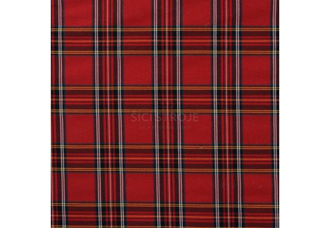 Bengaline Check Ferna - Red