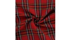 Bengaline Check Ferna - Red